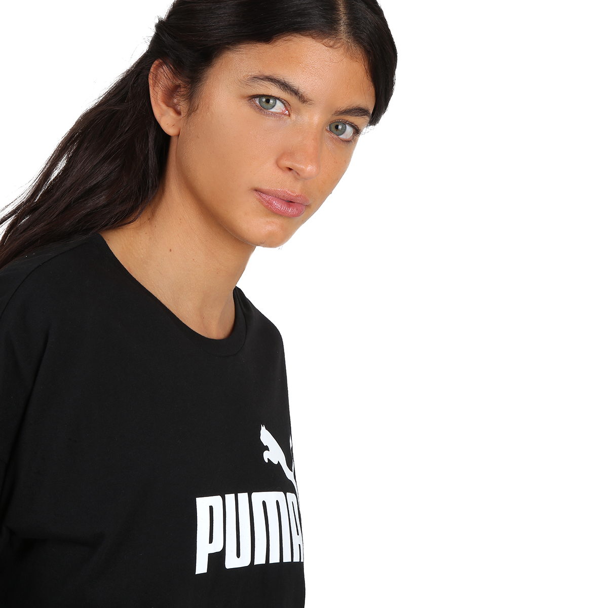 Remera Puma Essentials Crop Logo Mujer,  image number null