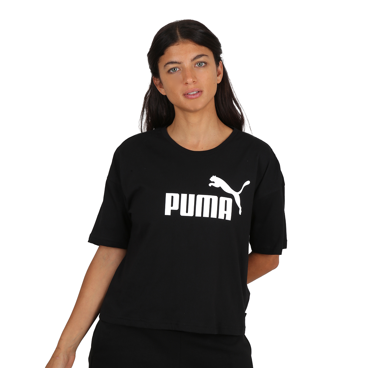 Remera Puma Essentials Crop Logo Mujer,  image number null