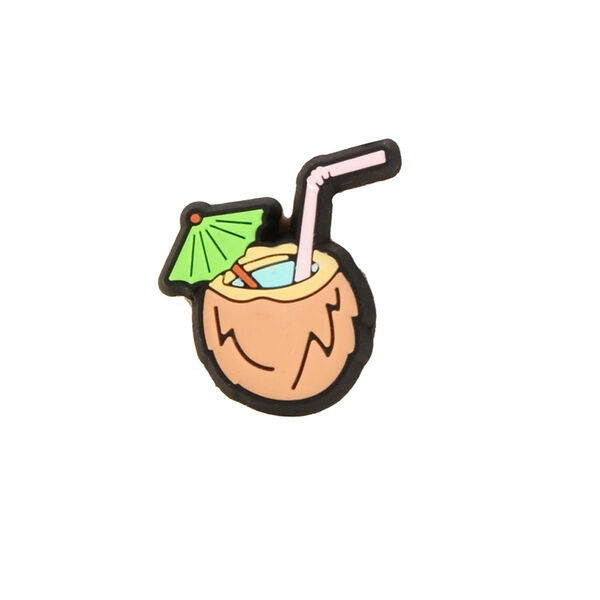 Pin Crocs Jibbitz Tropical Coconut Drink