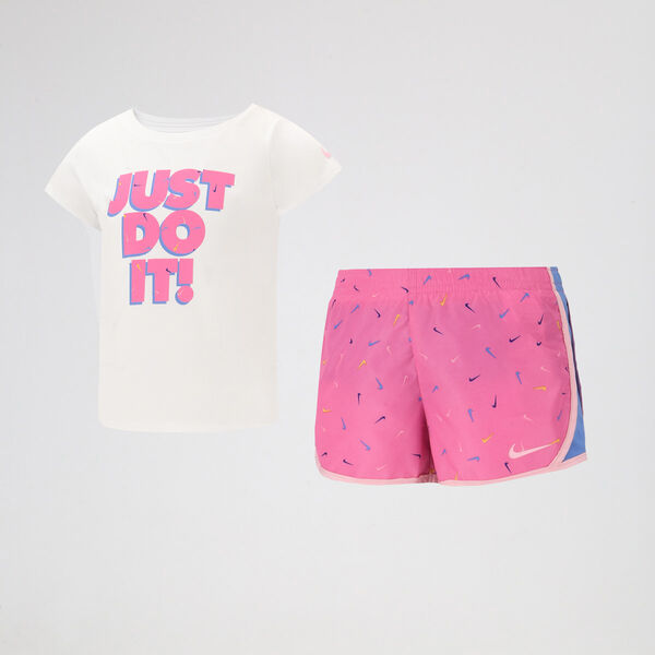 Conjunto Nike Dri-fit Woosh Logo Tempo Niña