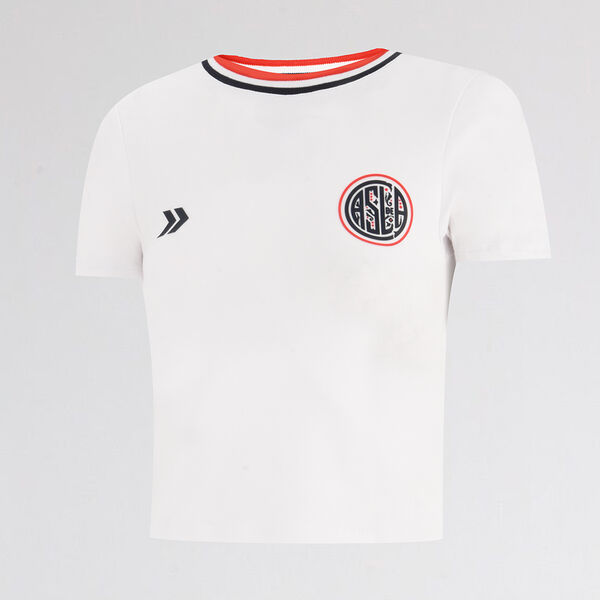 Remera San Lorenzo Atomik Retro Slim Crop San 2026 Mujer