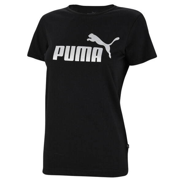 Remera Urbana Puma Ess Metallic Logo Mujer