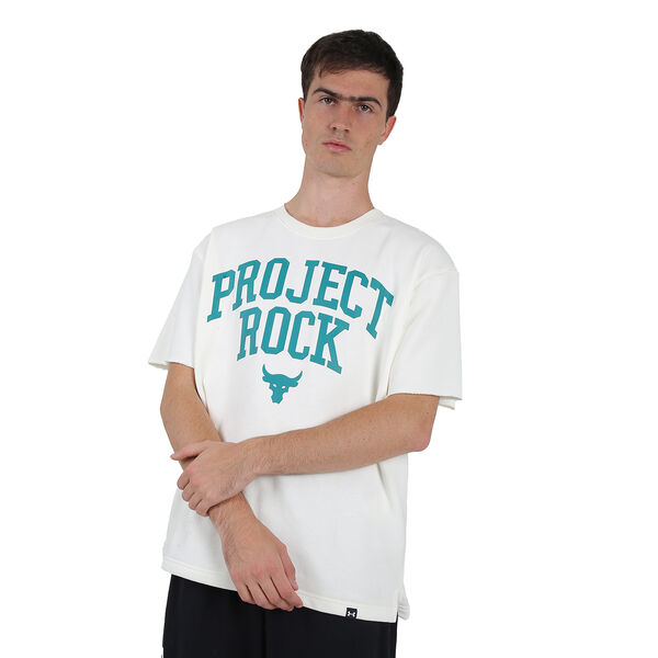 Remera Under Armour Project Rock Heavyweight Terry Hombre