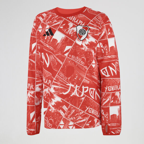 Camiseta River Plate adidas Precalentamiento 25 26 Hombre