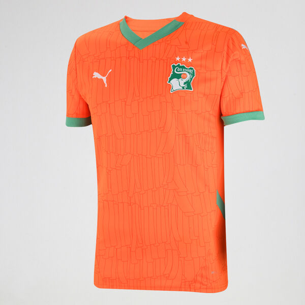 Camiseta Costa de Marfil Puma Titular 2025 para Hombre