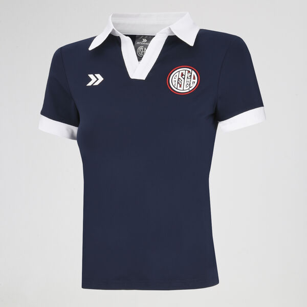 Remera San Lorenzo Atomik Retro Slim Mc 2026 Mujer