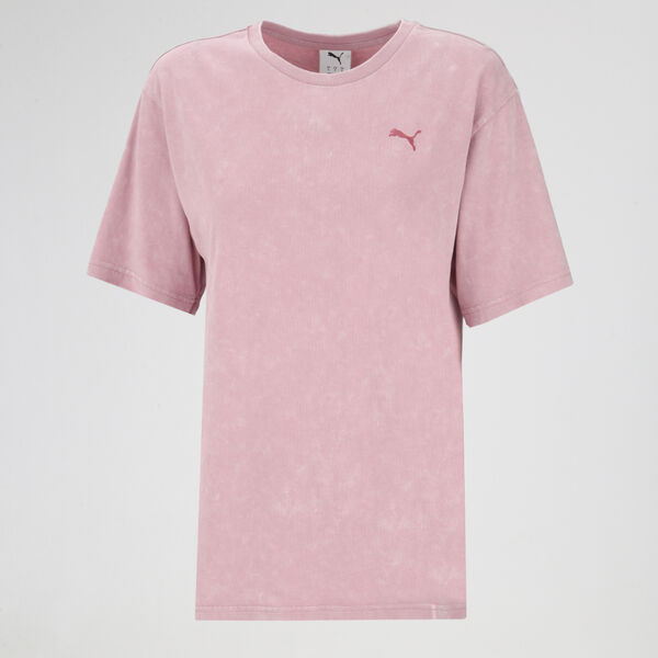 Remera Puma Ess Elevated Relaxed Wash Mujer