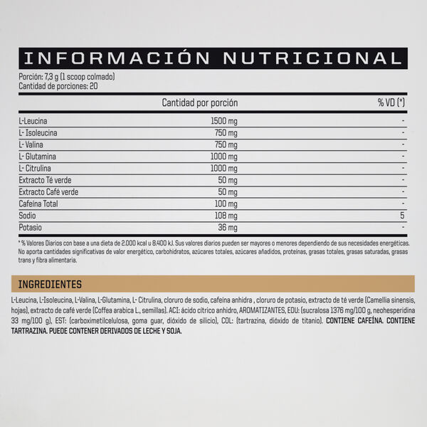 Aminoácido ENA Sport Truemade Amino Full 146 Grs