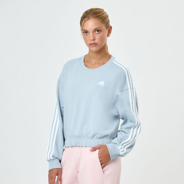 Buzo adidas 3 Tiras Crew Mujer
