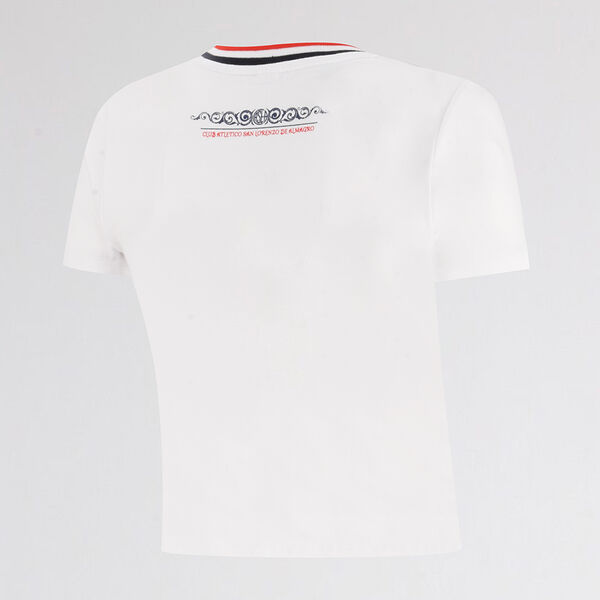 Remera San Lorenzo Atomik Retro Slim Crop San 2026 Mujer