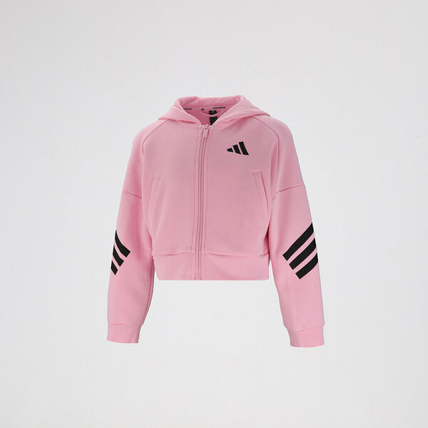 Campera adidas Future Icons 3 Tiras Full Zip Niña