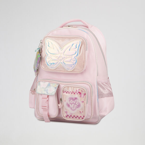 Mochila Footy Espalda Glow Fly 18 Ni&ntilde;a tiras reforzadas