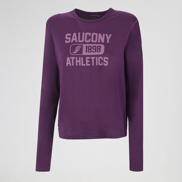 Remera Saucony Stopwatch Graphic de manga larga Mujer