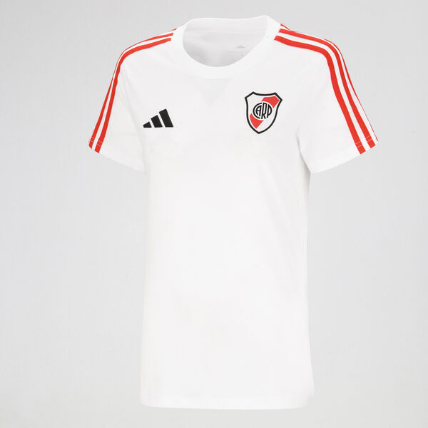 Remera Fútbol adidas River Plate 3 Tiras 2025 Mujer
