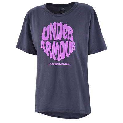 Remera Training Under Armour Groovy Wordmark Mujer