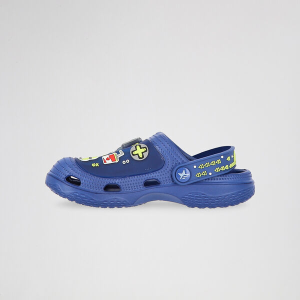 Zuecos Footy Gamer Con Luz Infantil