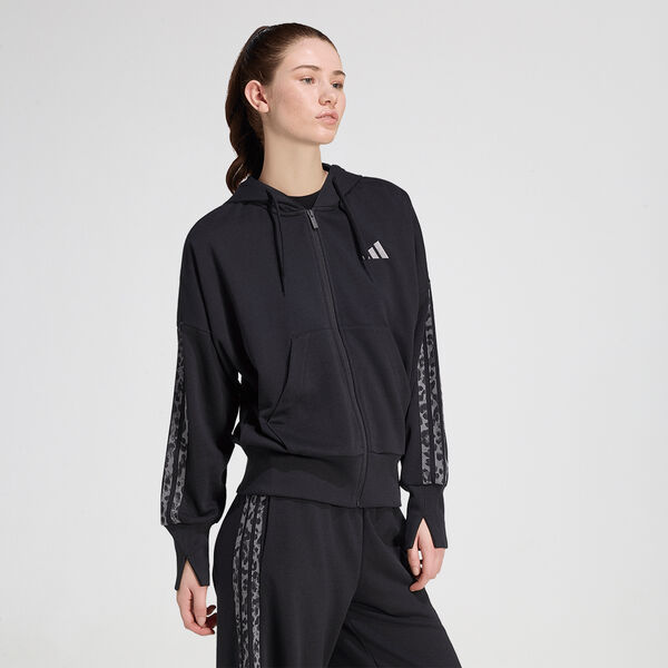 Buzo con Cierre adidas Seasonal Essentials Animal 3 Tiras Mujer