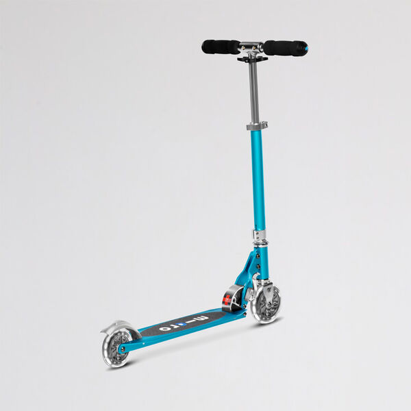 Monopat&iacute;n Micro Ocean Blue Plegable Led Infantil
