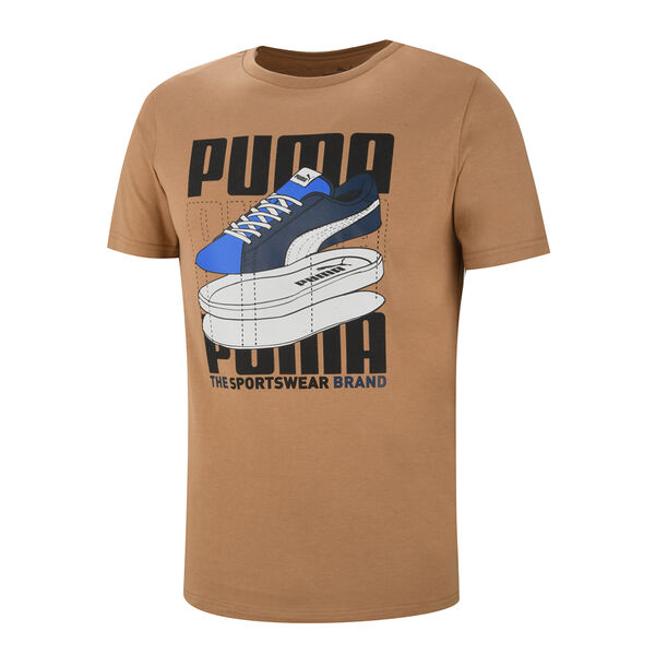 Remera Urbana Puma Graphics Sneaker Hombre