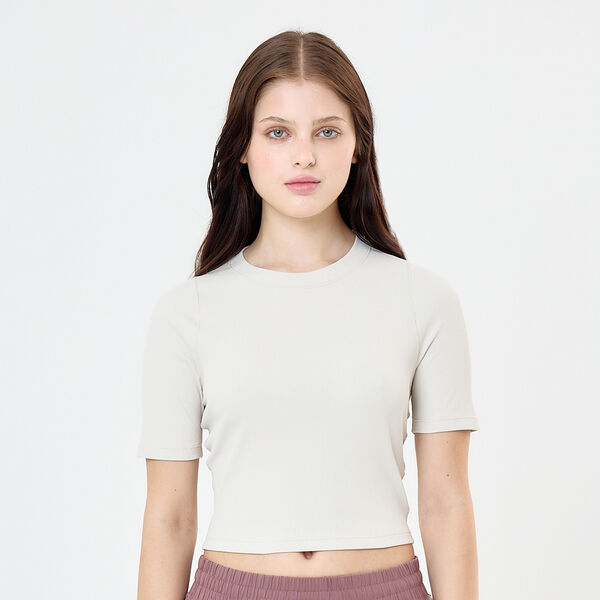 Remera Entrenamiento Nike Zenvy Rib Mujer