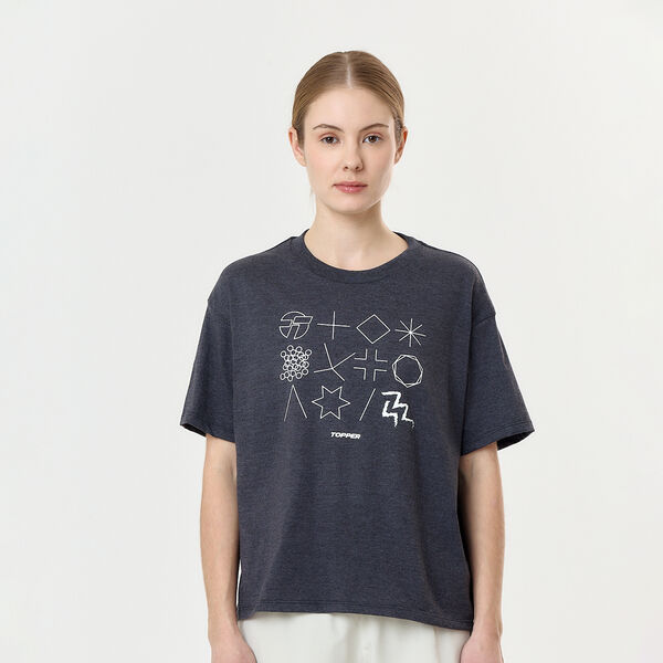 Remera Topper Loose Mujer