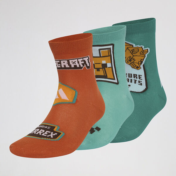 Pack de medias adidas Minecraft x3 Infantil