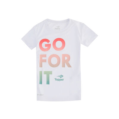 Remera Entrenamiento Topper Basic Niña