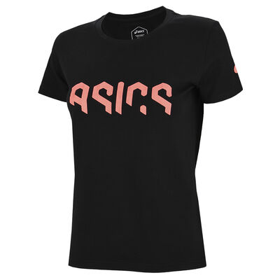 Remera Urbana Asics Logo 3d Mujer