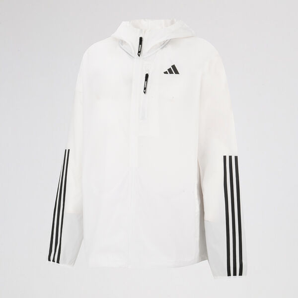 Campera Running adidas Rompevientos Own The Run 3 Tiras Hombre