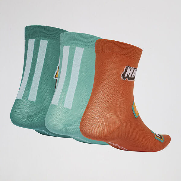 Pack de medias adidas Minecraft x3 Infantil