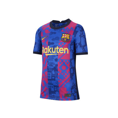 Camiseta Nike Fc Barcelona 2021/22 Stadium Infantil