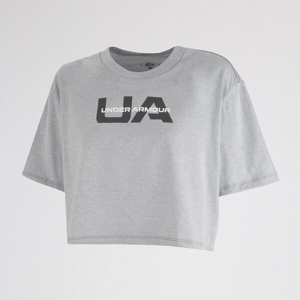 Remera Entrenamiento Under Armour Boxy Crop Brand Mujer