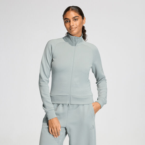 Buzo con Cierre adidas Soft Lux Slim Mujer
