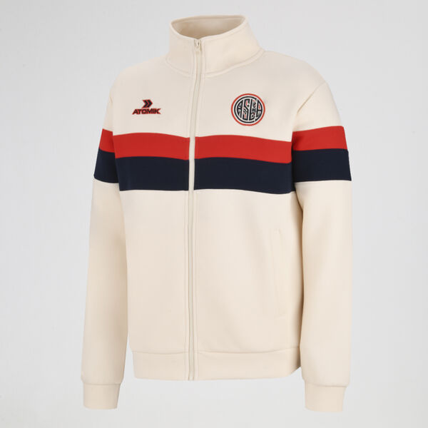 Buzo con Cierre San Lorenzo Atomik Retro Stripes Fz 2026 Hombre