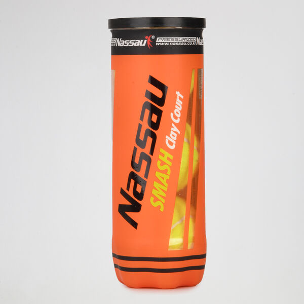 Tubo de Pelotas Tenis Nassau Smash Clay X3