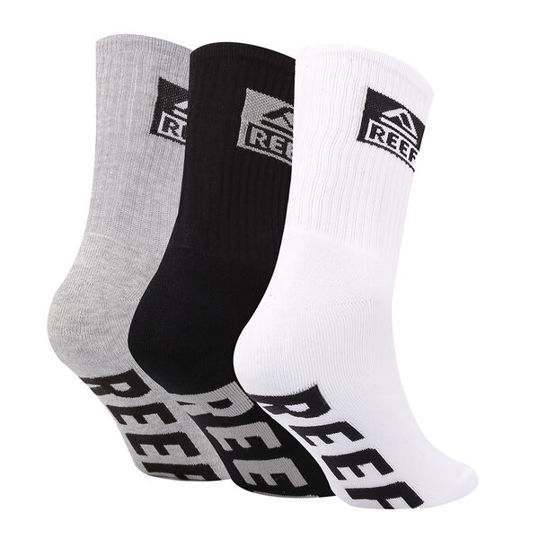 Pack de Medias Reef Logo Program Crew X3