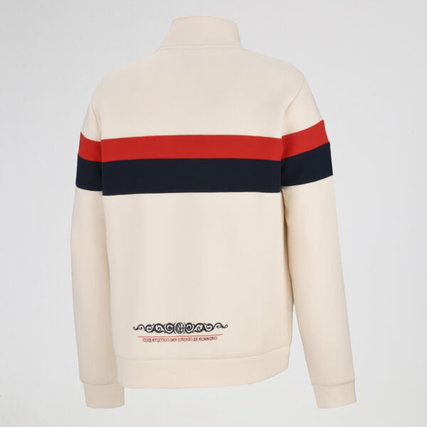 Buzo con Cierre San Lorenzo Atomik Retro Stripes Fz 2026 Hombre