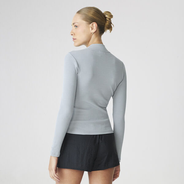 Remera Fila Manga Larga Essentials Rib Mujer