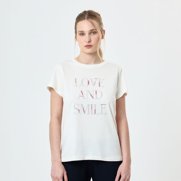 Remera Set Sport Easy Check Print Mujer