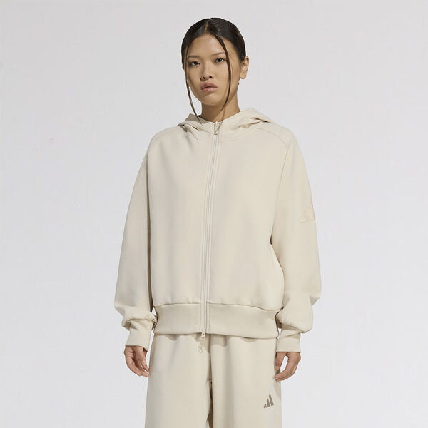 Buzo con Cierre adidas Soft Lux cierre completo Mujer