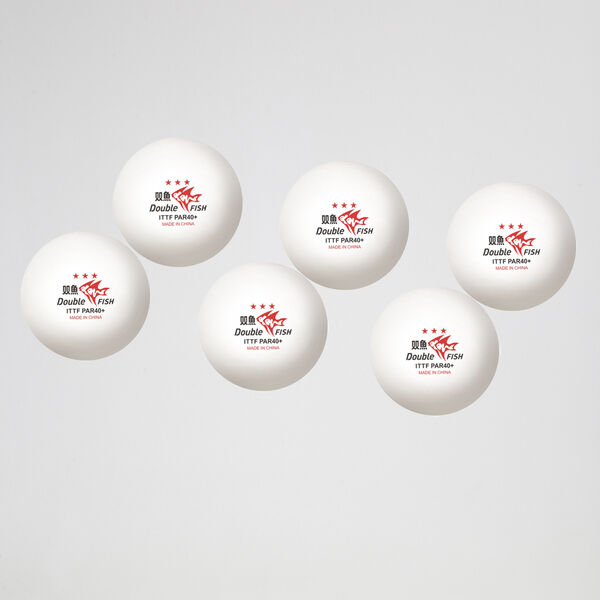 Tubo De Pelotas Double Fish Par&iacute;s 3 Estrellas X6