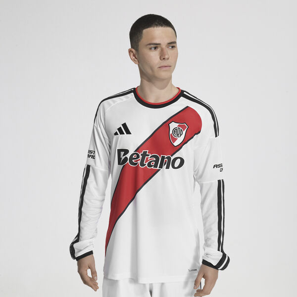 Camiseta River Plate adidas Titular 26 27 Manga Larga Hombre