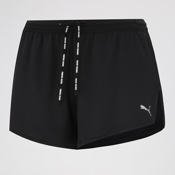 Short Puma Run Knit 3 Split Mujer