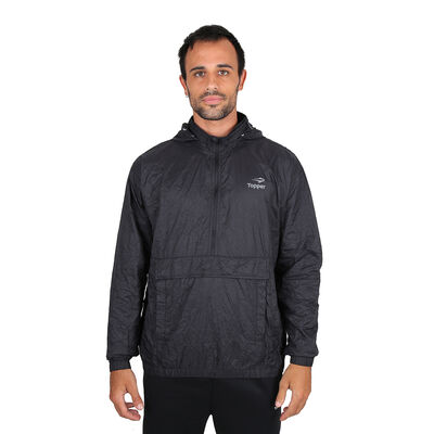 Buzo Topper 1/2 Cierre Crinkled Hombre