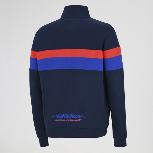 Buzo con Cierre San Lorenzo Atomik Retro Stripes 2026 Hombre