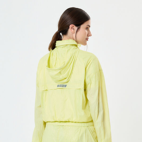 Campera Running Topper Campera Crinkled Mujer