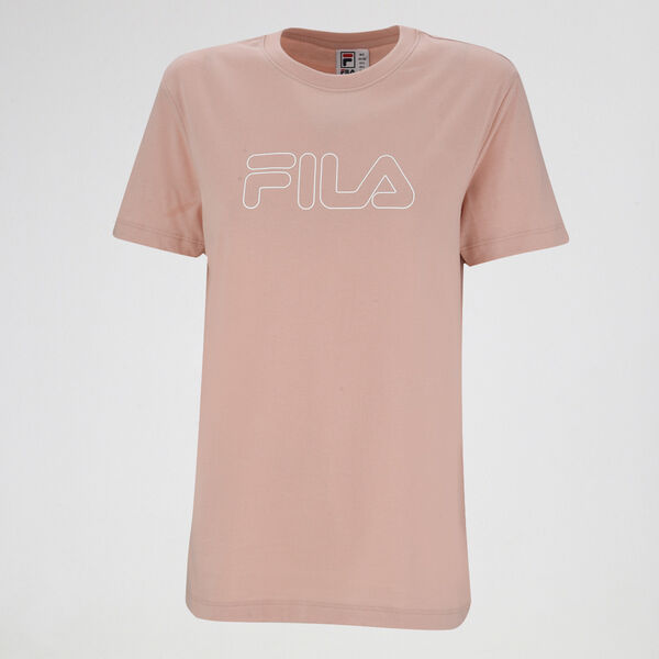 Remera Fila Regular Letter Outline de Mujer
