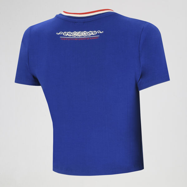 Remera San Lorenzo Atomik Retro Slim Crop 2026 Mujer poli&eacute;ster