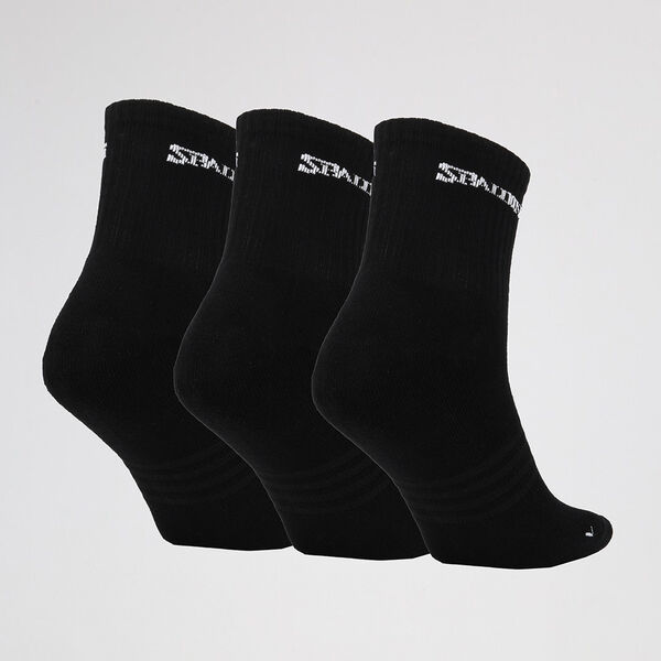 Pack De Medias ca&ntilde;a media Spalding Medium X3