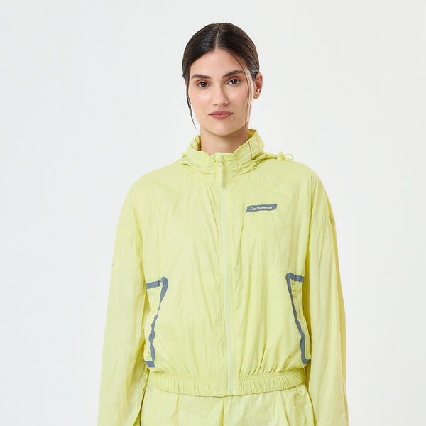 Campera Running Topper Campera Crinkled Mujer